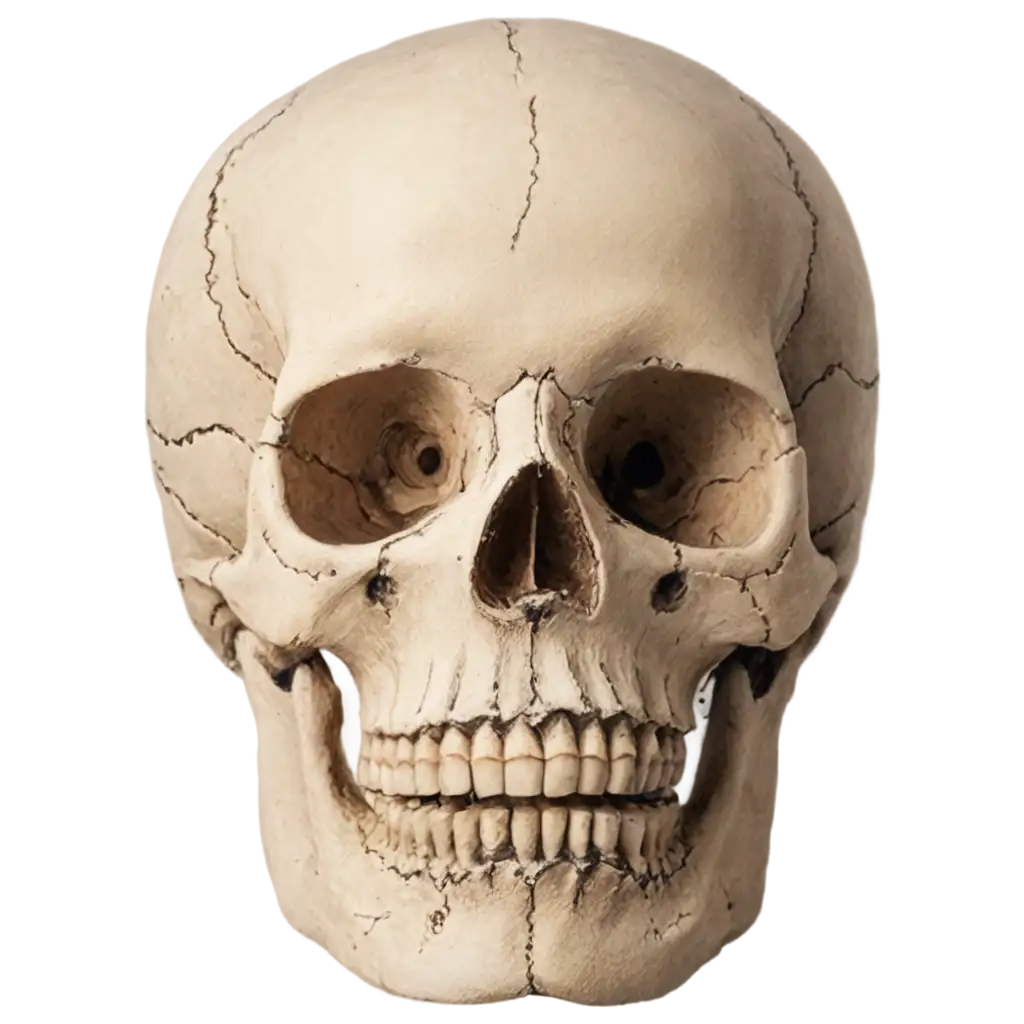 Skull-Head-Turn-Left-PNG-Image-for-Versatile-Digital-Use