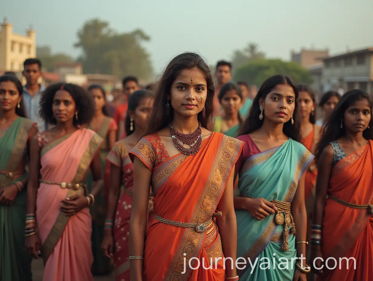 Vibrant-Indian-Village-Life-with-People