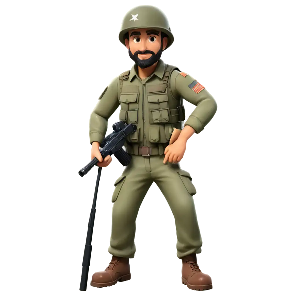 Cartoon-Army-General-PNG-HighQuality-Versatile-Image-for-Creative-Projects