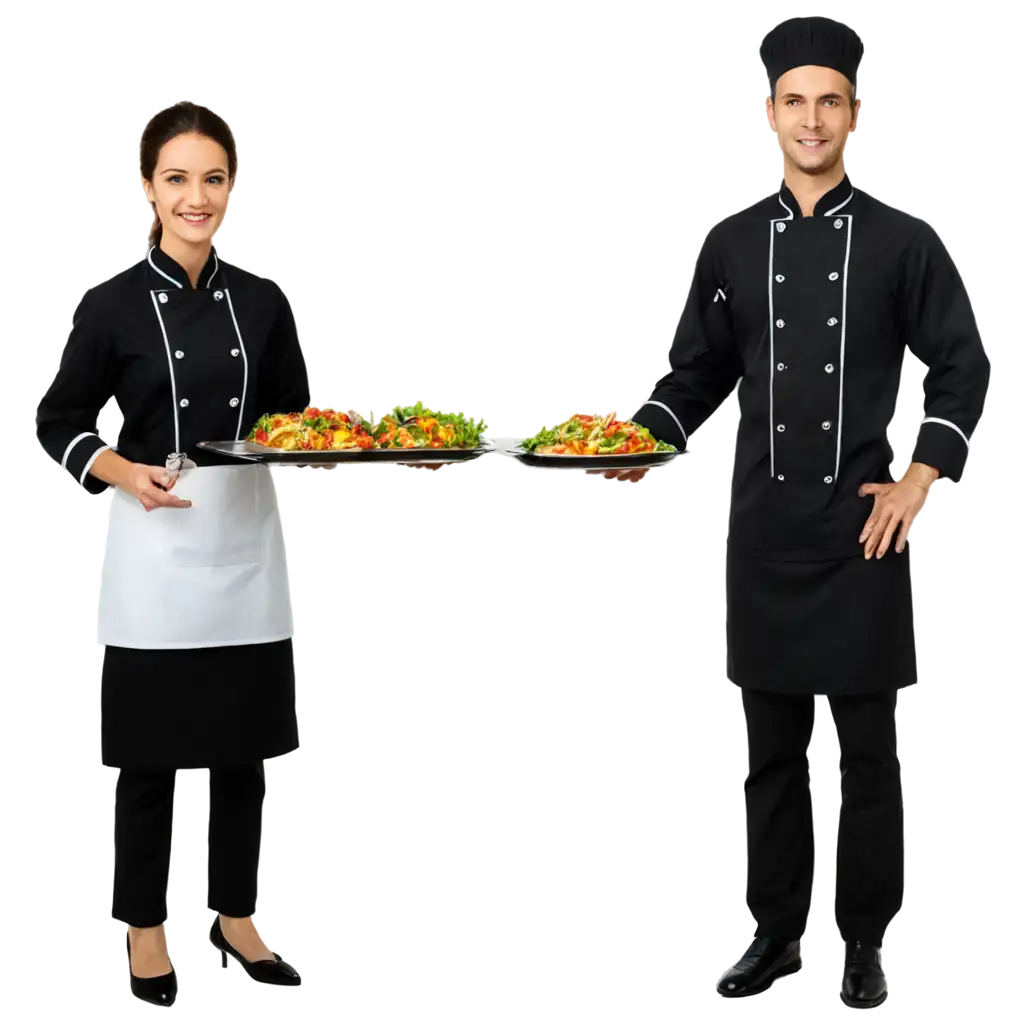 HighQuality-PNG-Image-of-Chef-in-Black-Uniform-with-Pakistani-Food-for-Culinary-Content