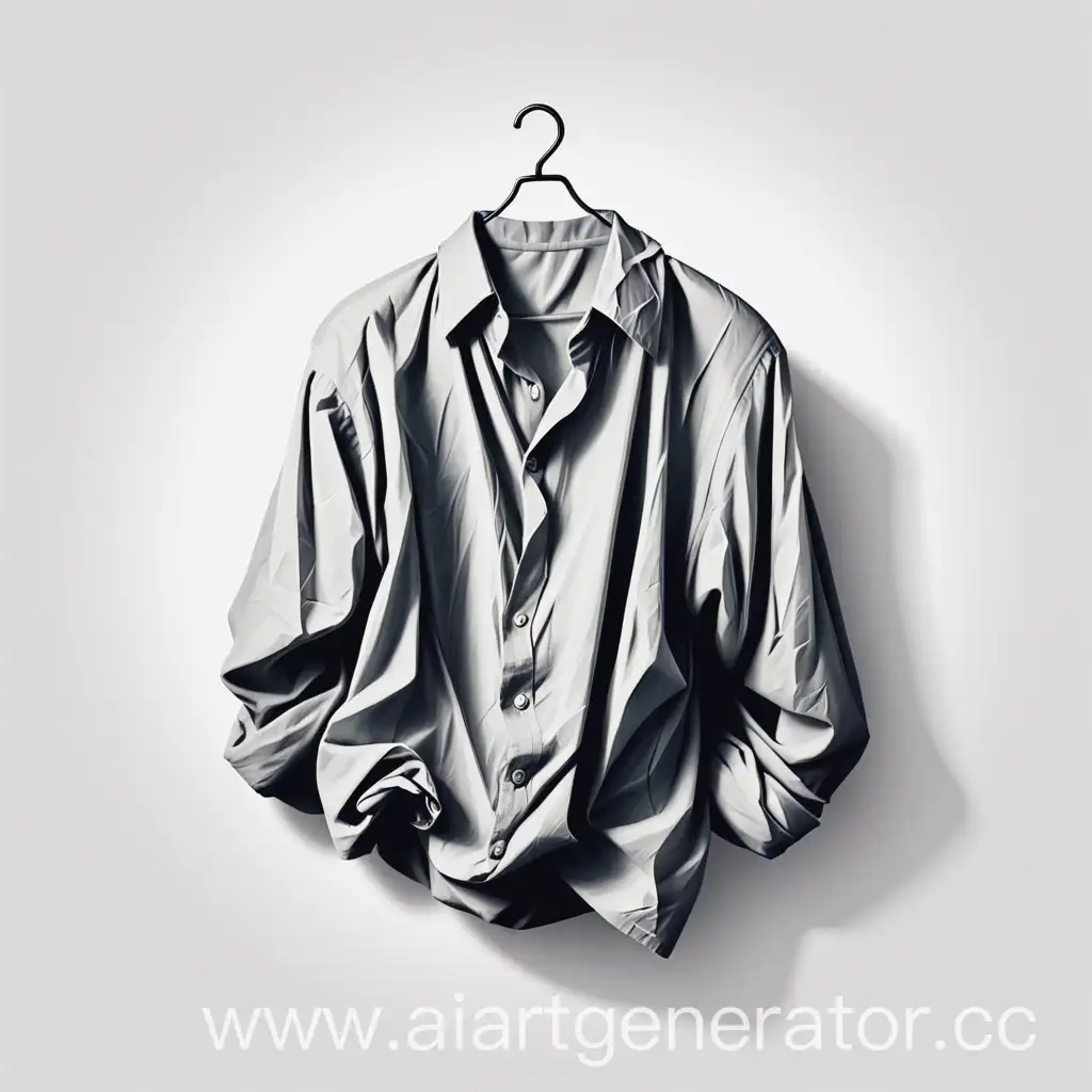 Crumpled-Clothes-Icon-in-Minimalist-Style