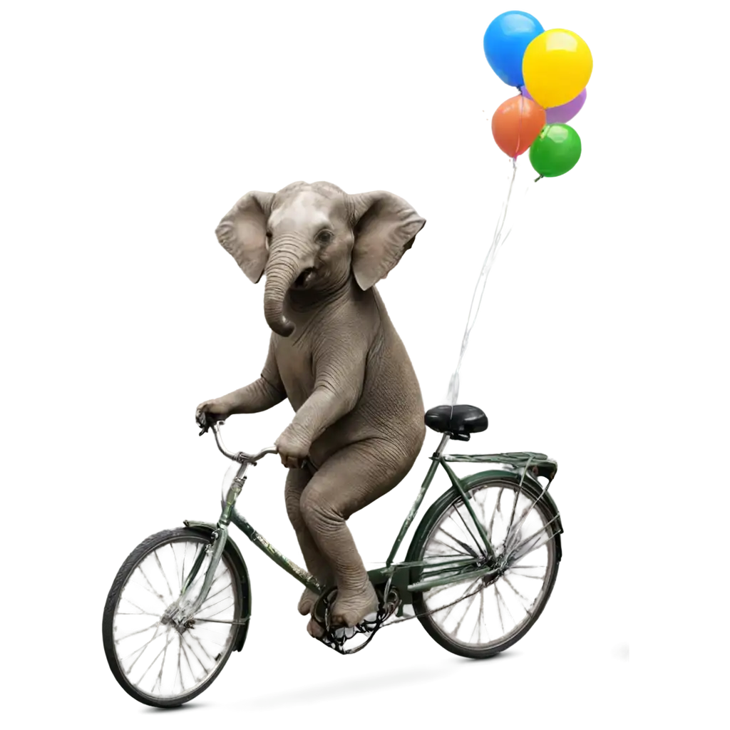 Elephant-Riding-a-Bicycle-PNG-HighQuality-Image-for-Creative-Use