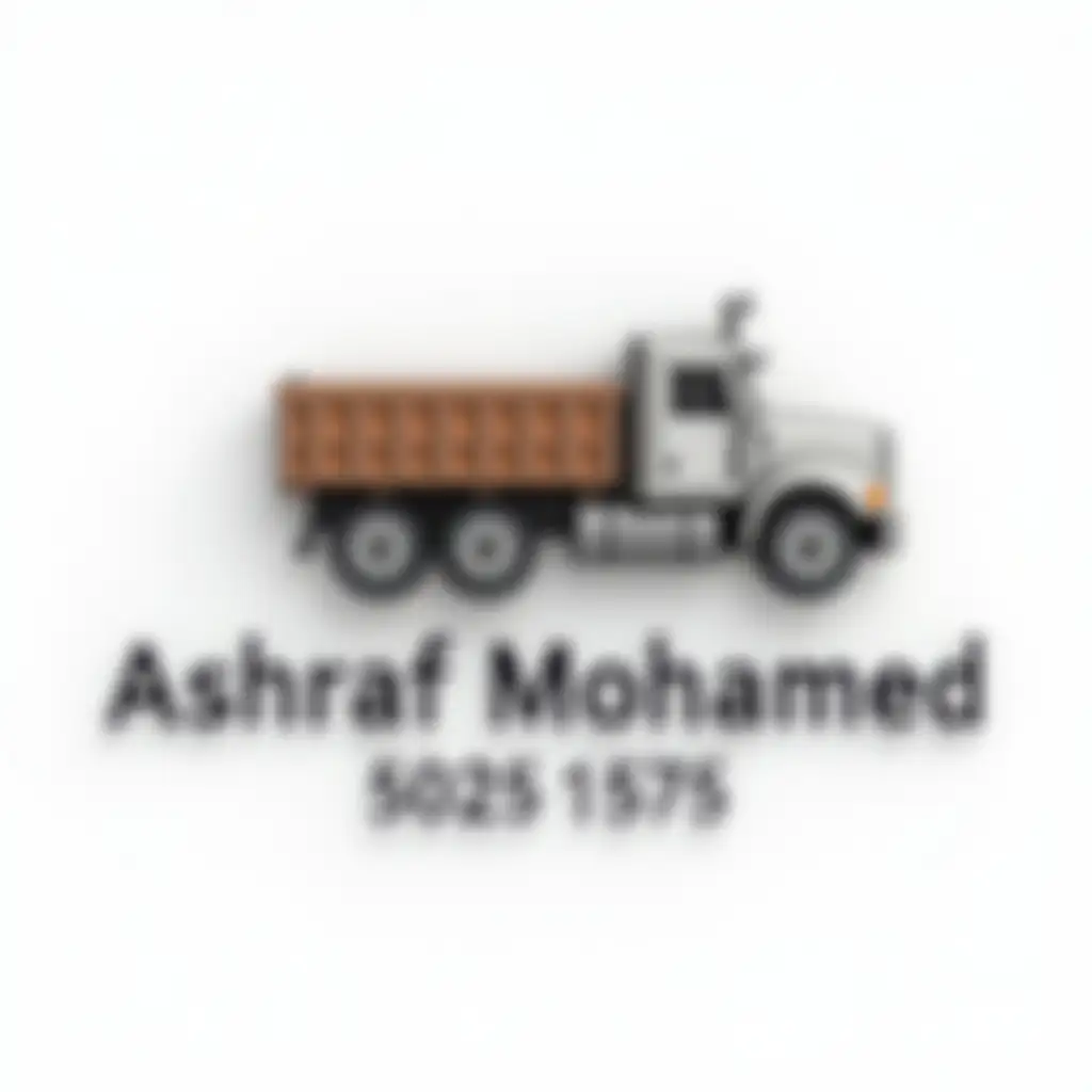3D-Logo-Design-for-Ashraf-Mohamed-Land-Transportation-Company