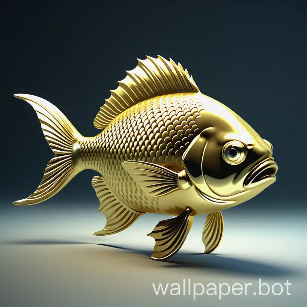 FISH 3D GOLD