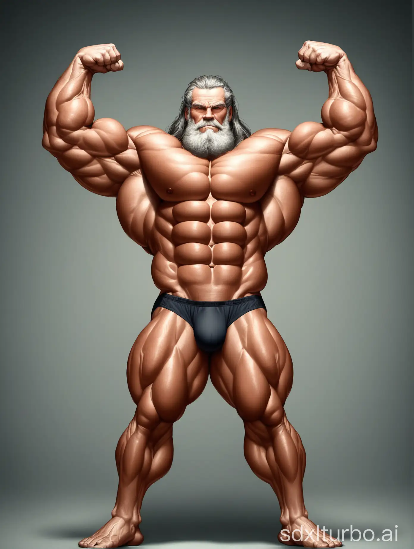 Very-Old-Man-with-Giant-Physique-Showing-Huge-Biceps