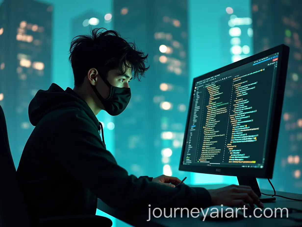 Male-Software-Engineering-Student-Working-in-a-HackerInAI-Image-Prompt-Expansionspired-Environment