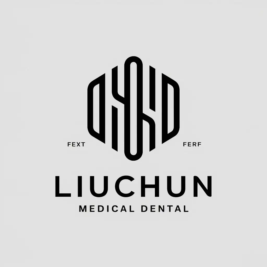 LOGO-Design-for-Liuchun-Minimalistic-Lifetime-Struggle-Development-in-Medical-Dental-Industry