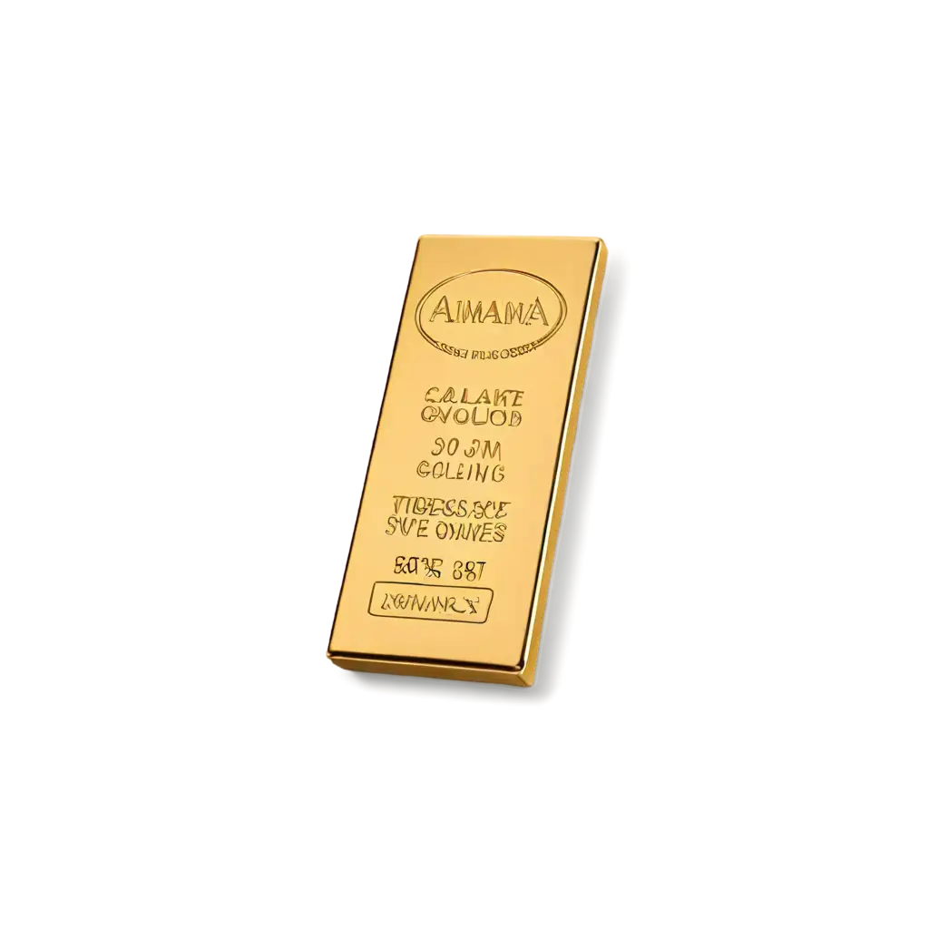 Realistic-24k-Gold-Amana-Brand-Bars-PNG-Image