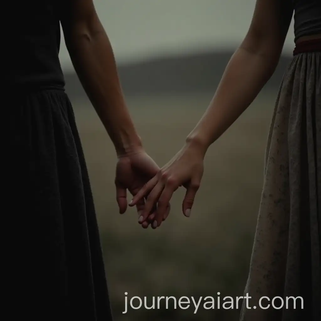 A-Person-Gently-Letting-Go-of-a-Partners-Hand-in-a-Melancholic-Scene
