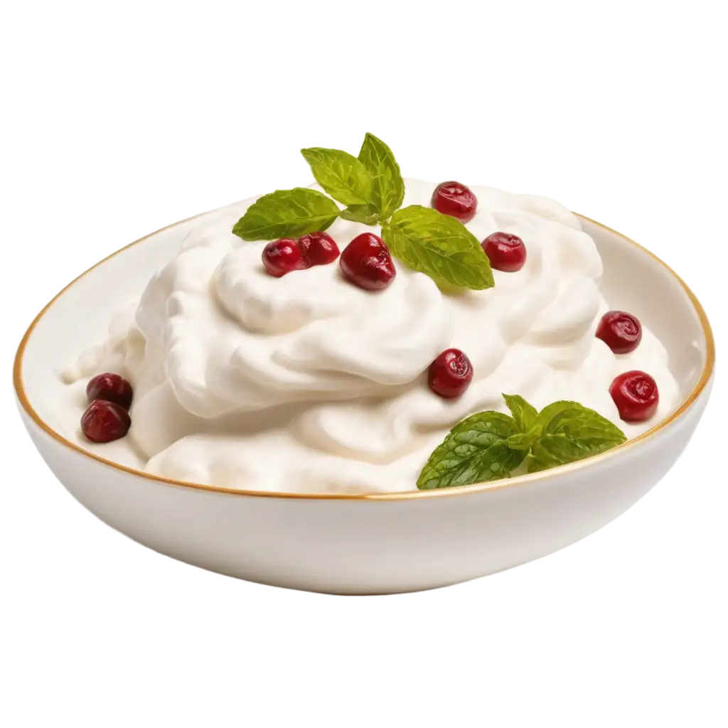 Delicious-Creamy-Dessert-PNG-with-Whipped-Cream-Mint-Cranberries-and-Pistachios