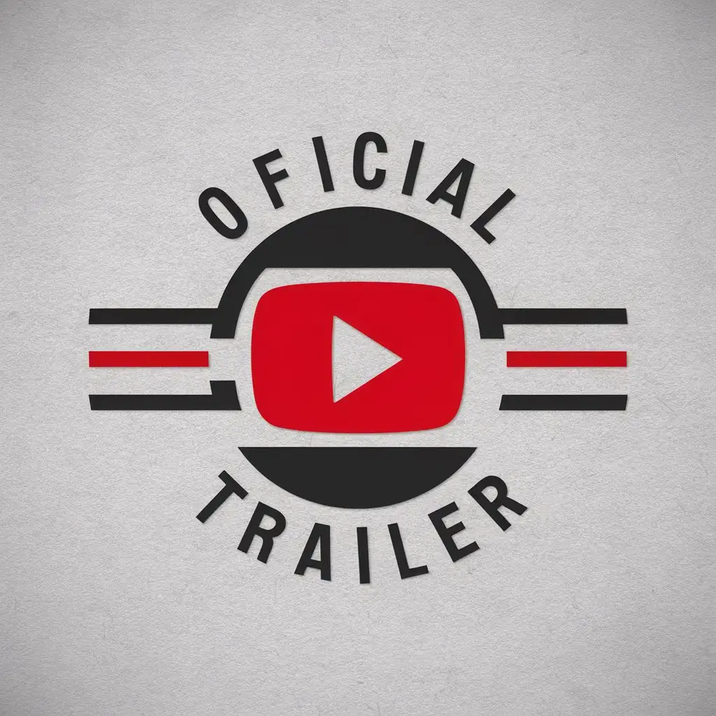 LOGO Design for Official Trailer Modern and Sleek Design with Youtube Icon