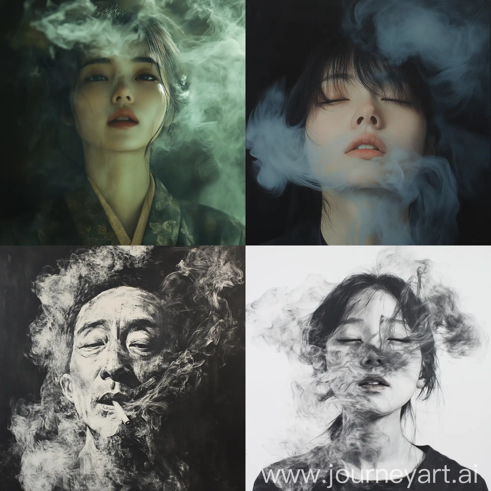 Abstract-Smoke-Art-in-Monochrome