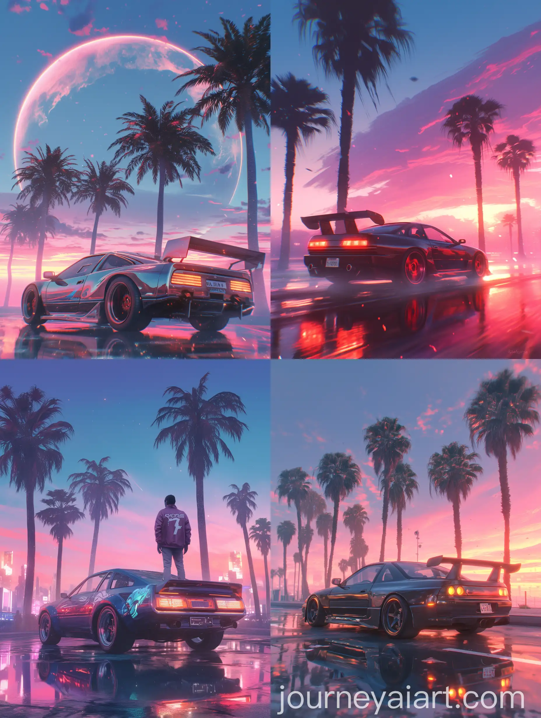 Cyberpunk-2077-Quadra-TurboR-VTech-in-RetroFuturistic-Synthwave-Cityscape