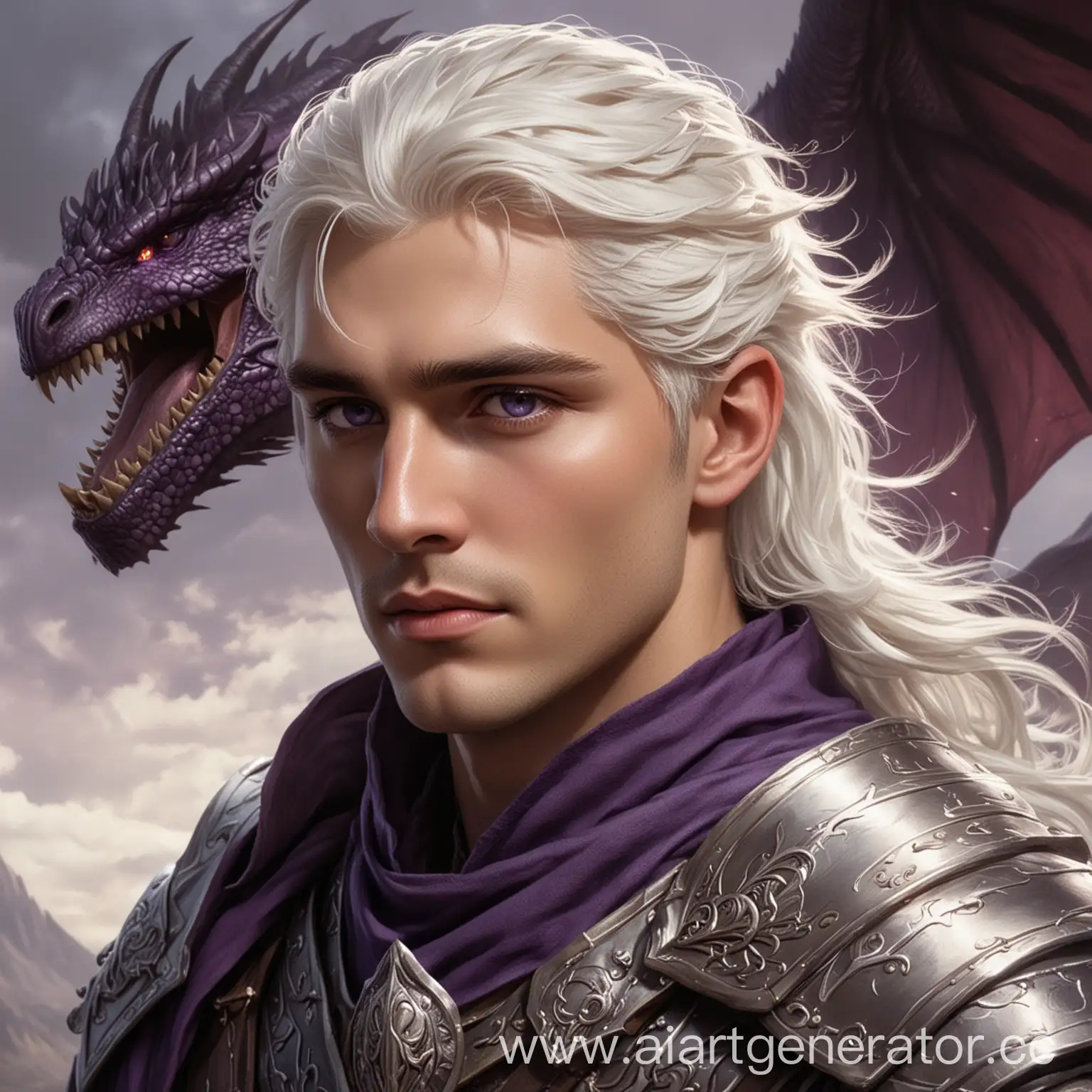 Valyrian-Warrior-with-Platinum-Hair-and-Purple-Eyes