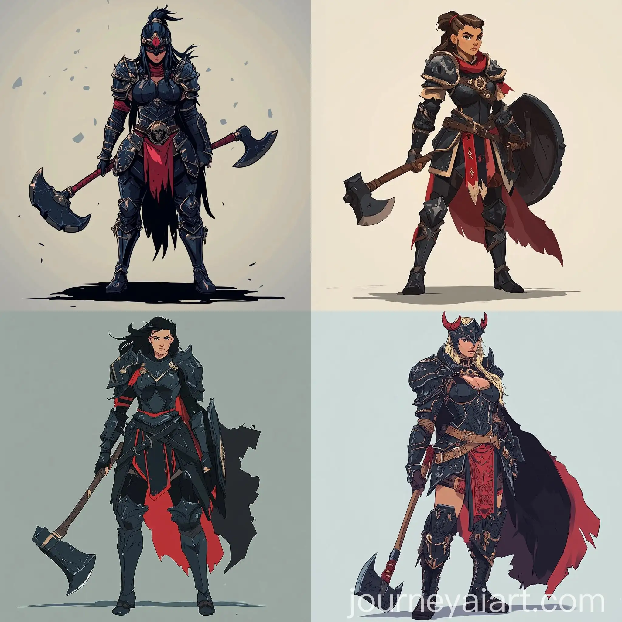 Strong-Woman-Warrior-in-Detailed-Armor-with-Axe