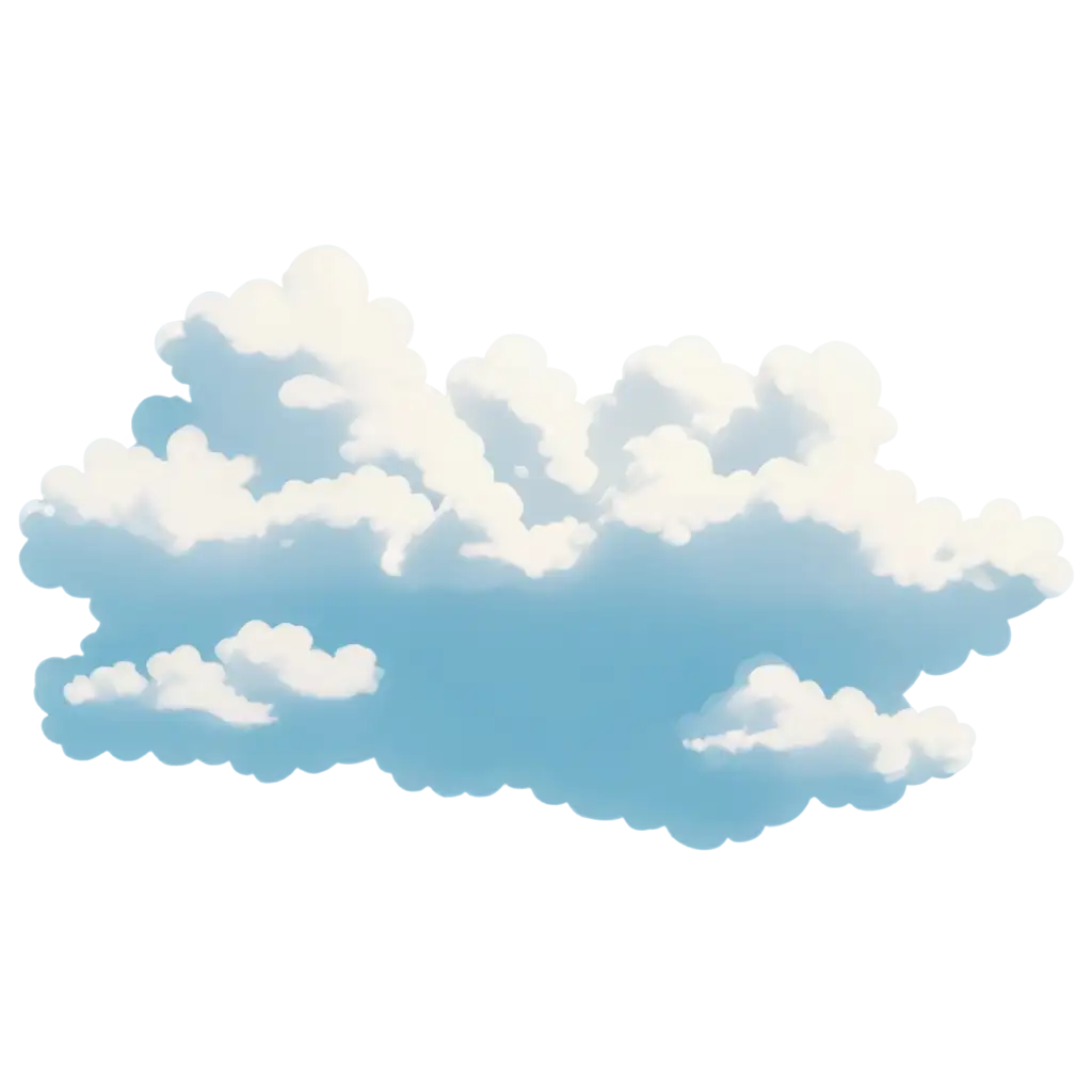 Soft-Fluffy-White-Clouds-Floating-in-a-Bright-Blue-Sky-PNG-Image-for-Clear-HighQuality-Illustrations