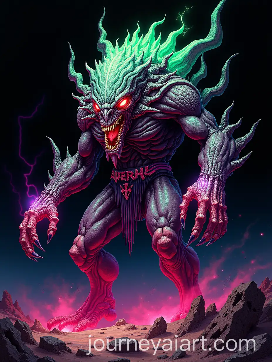 Nightmarish-Ancient-Entity-from-Mars-with-Neon-Energy-and-Cosmic-Madness