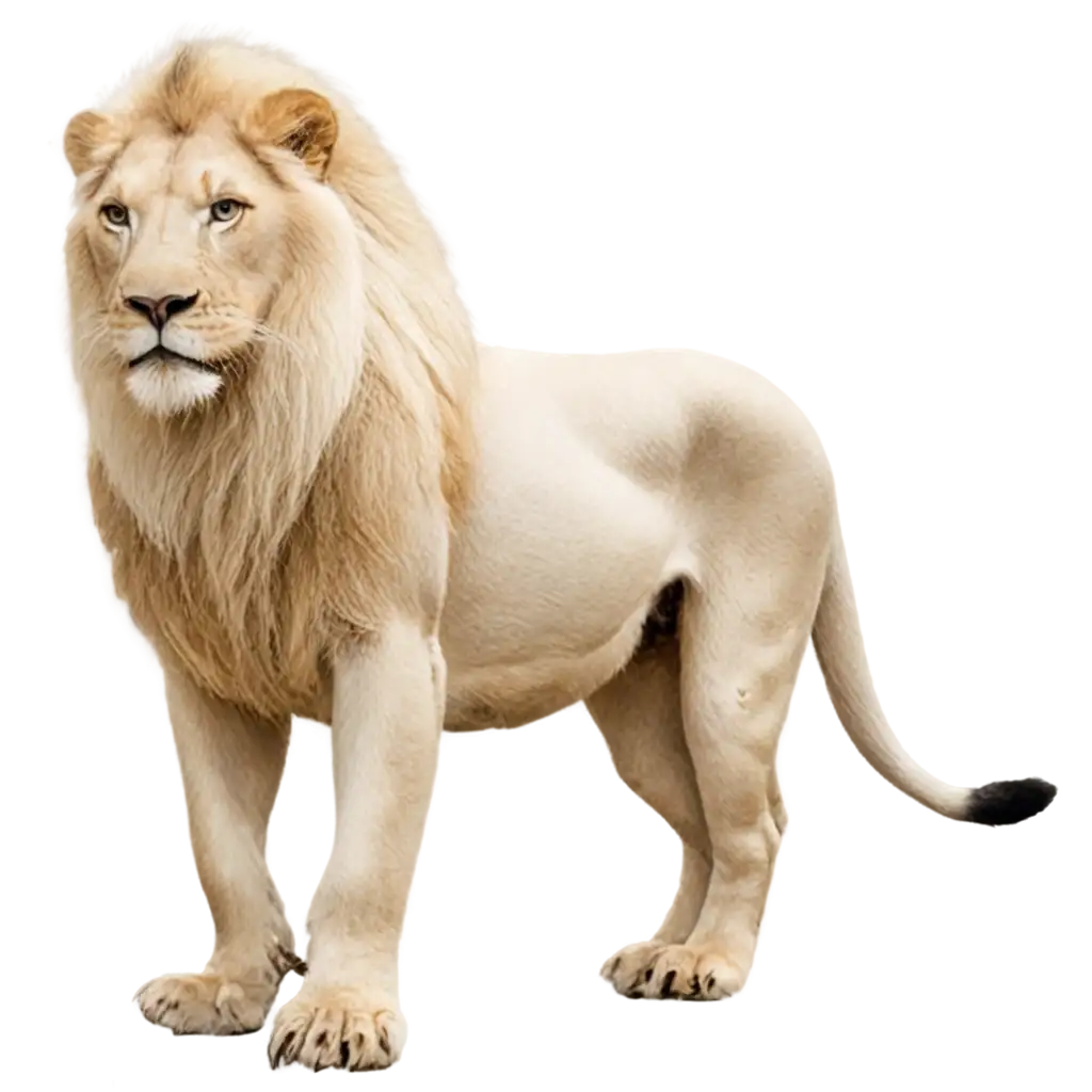 Stunning-White-Lion-PNG-Image-Enhance-Your-Projects-with-Clarity-and-Quality