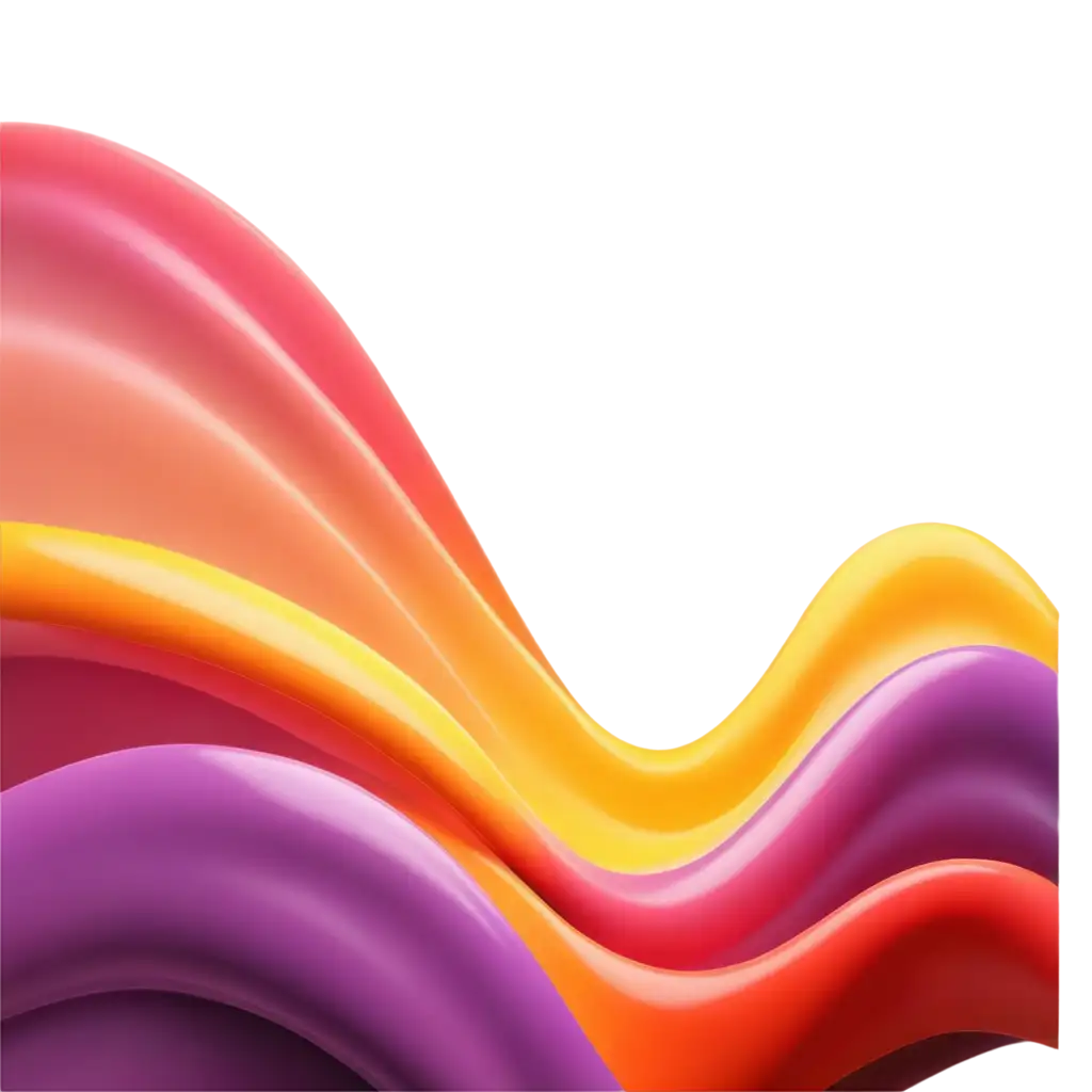 ThreeDimensional-Abstract-Smooth-Wave-PNG-in-Yellow-Orange-Red-and-Purple-for-Creative-Visuals