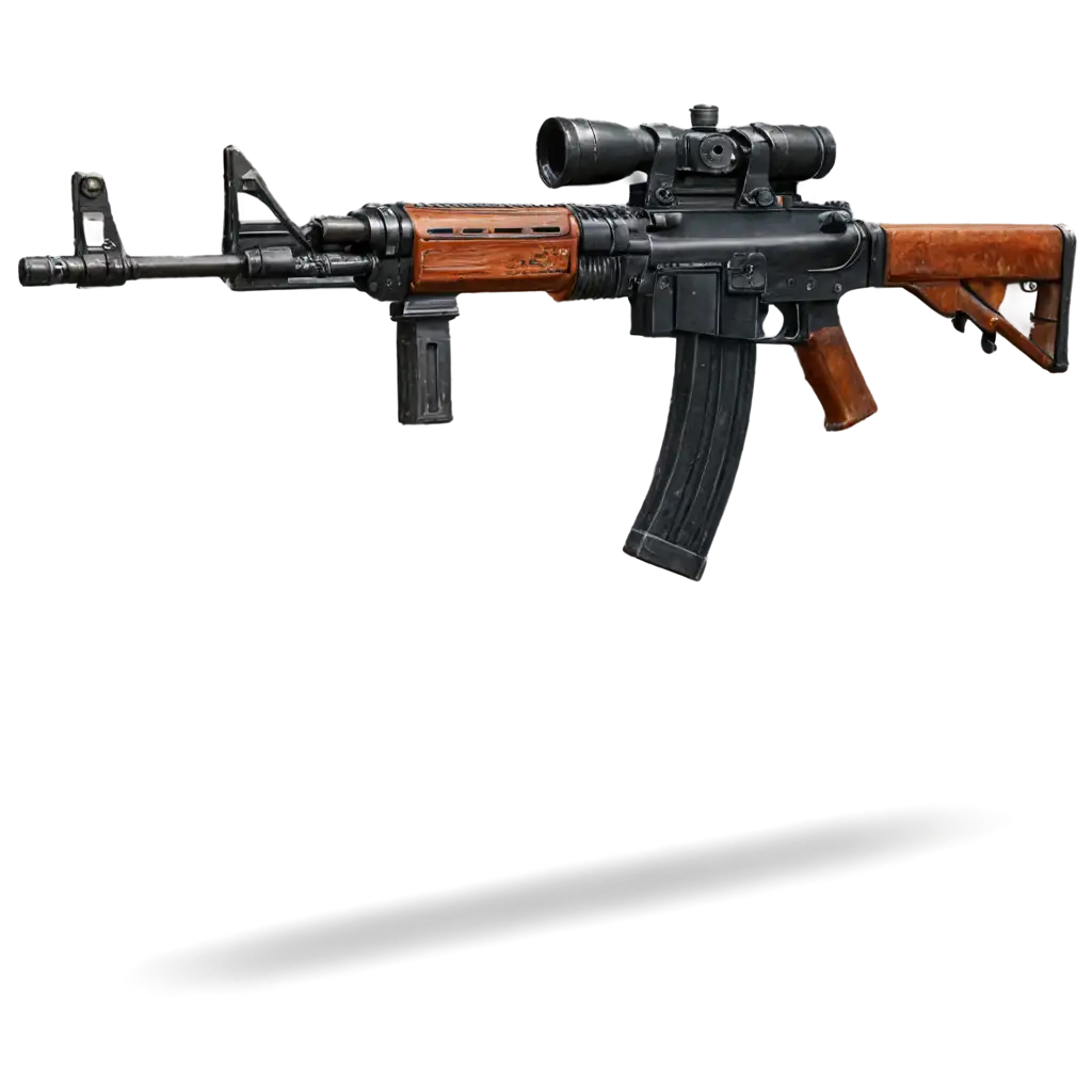 PNG-Image-of-PUBG-Mobile-India-Gun-M4-AI-Art-Prompt-Exploration