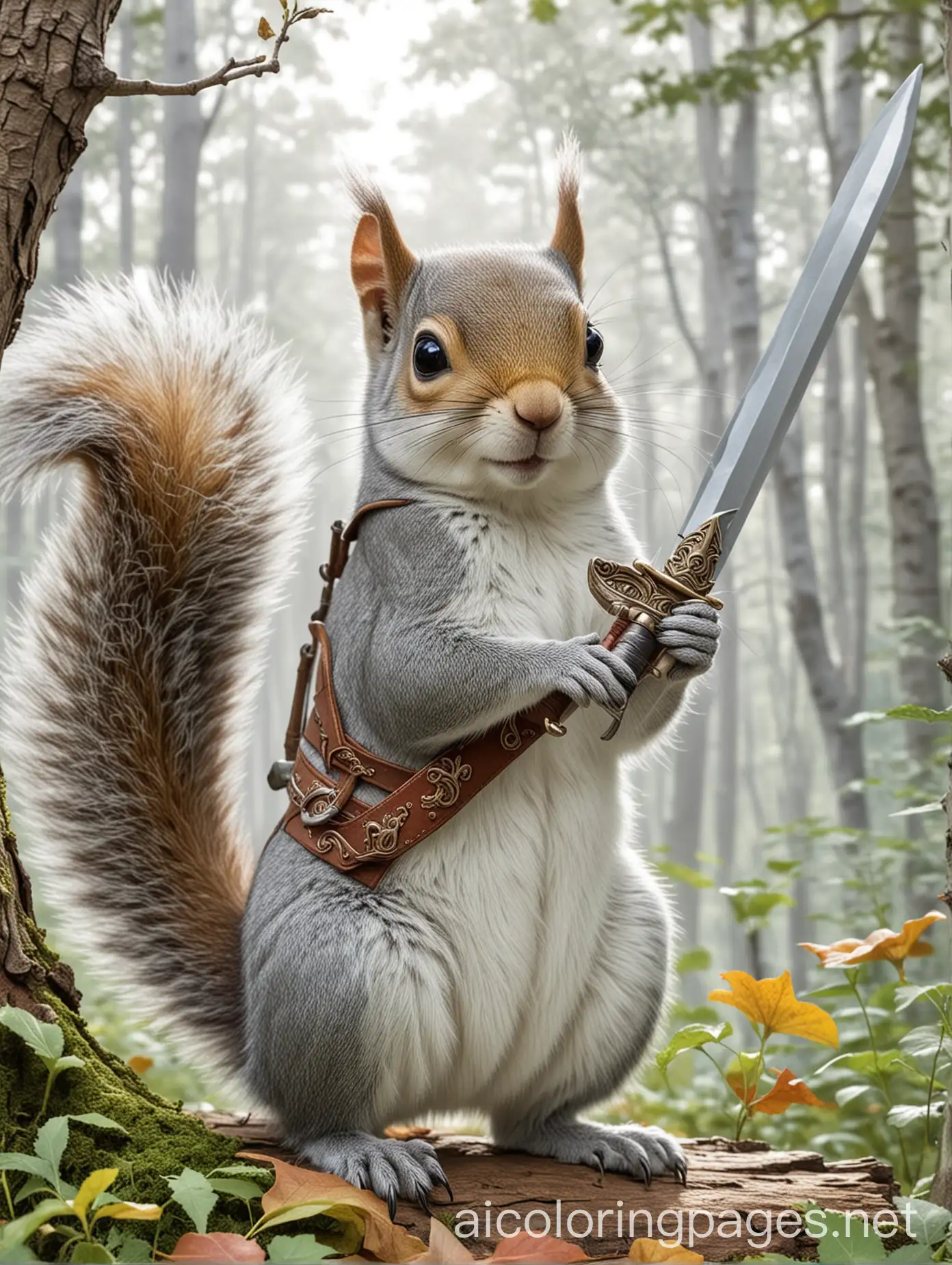 Fantasy-Squirrel-Warrior-in-a-Magical-Forest