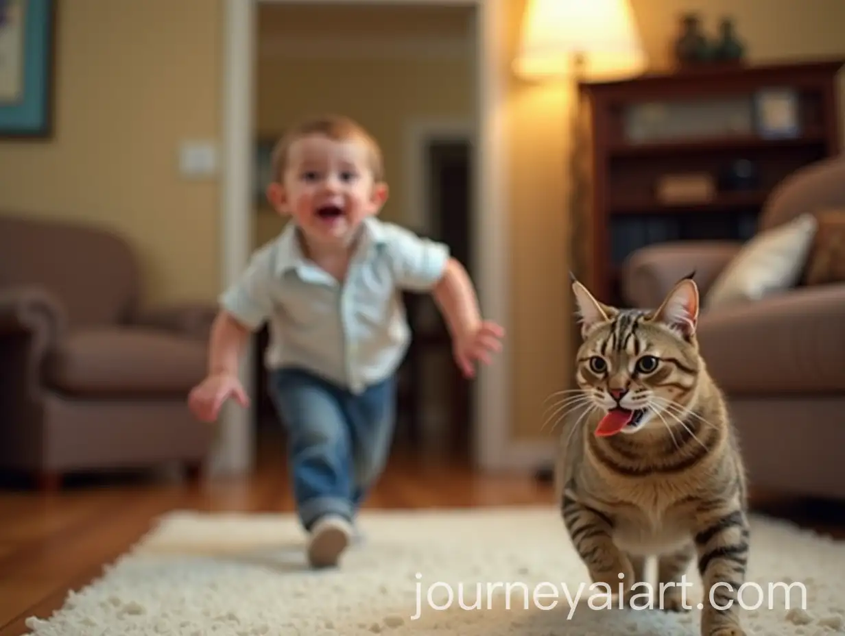 Child-Stealing-Cats-Food-and-Running-Through-Living-Room