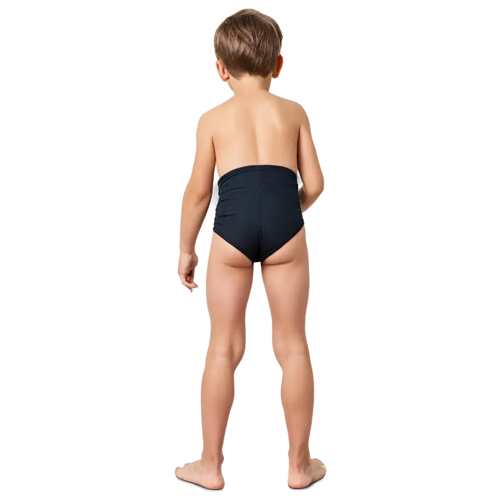 HighQuality-PNG-Image-of-Rear-View-Kneeling-Skinny-Little-Boy-in-Swimsuit