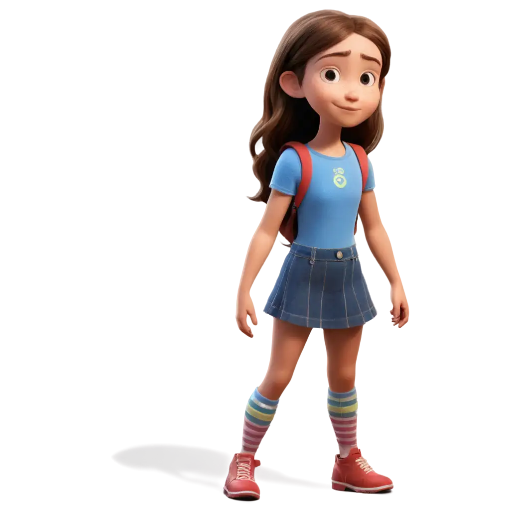 Adorable-Little-Girl-in-Pixar-Style-HighQuality-PNG-Image