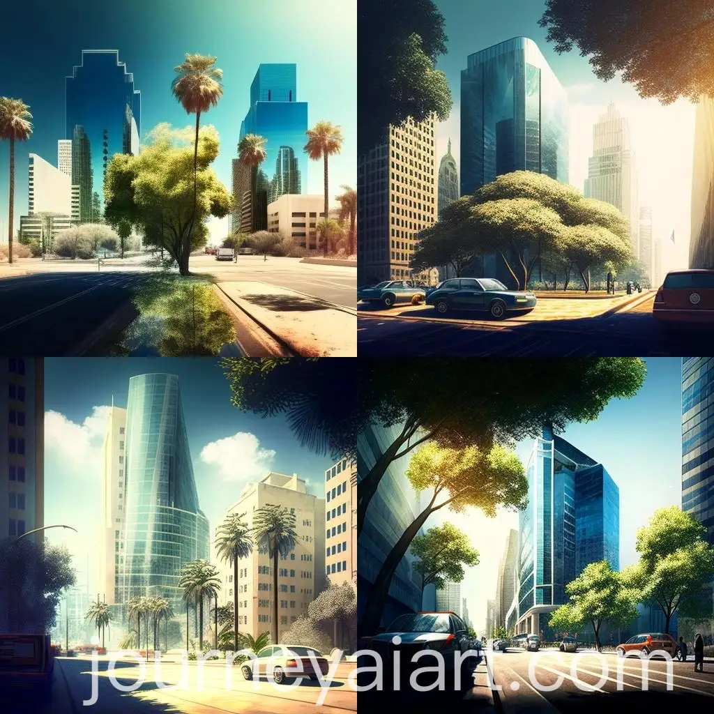 Vibrant-Summer-Cityscape-with-Skyscrapers-and-Playgrounds