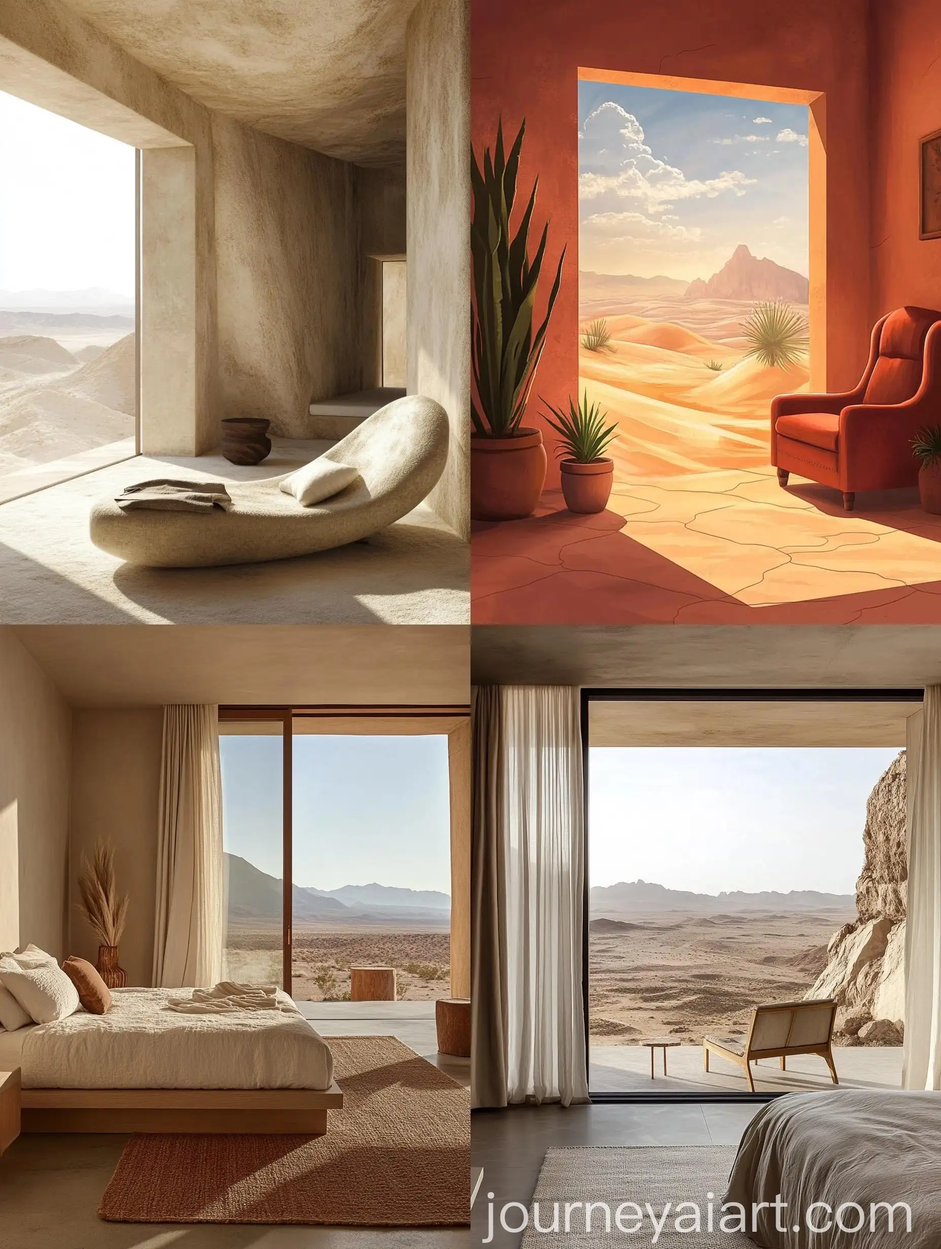 Minimalist-Bedroom-Interior-with-Desert-View-in-Sand-Tones