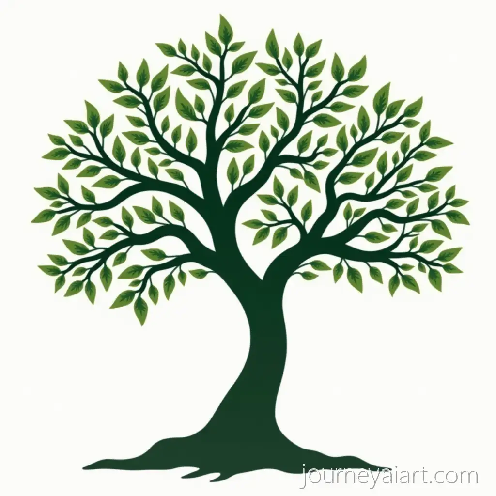 Pruned-Tree-Shaped-as-a-Logo-in-a-Minimalist-Design