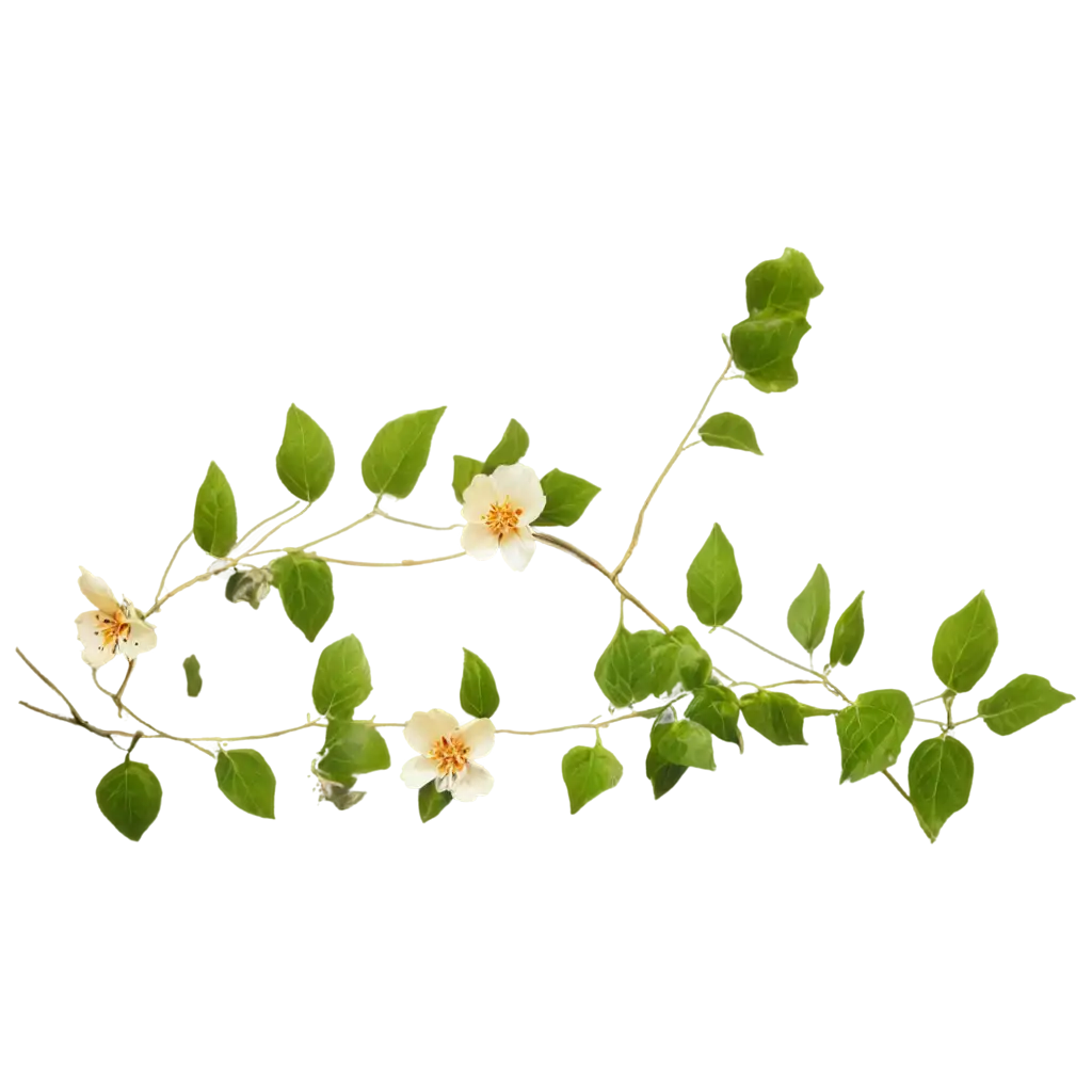 Stunning-Straight-Vine-PNG-Image-with-Blooming-Flowers