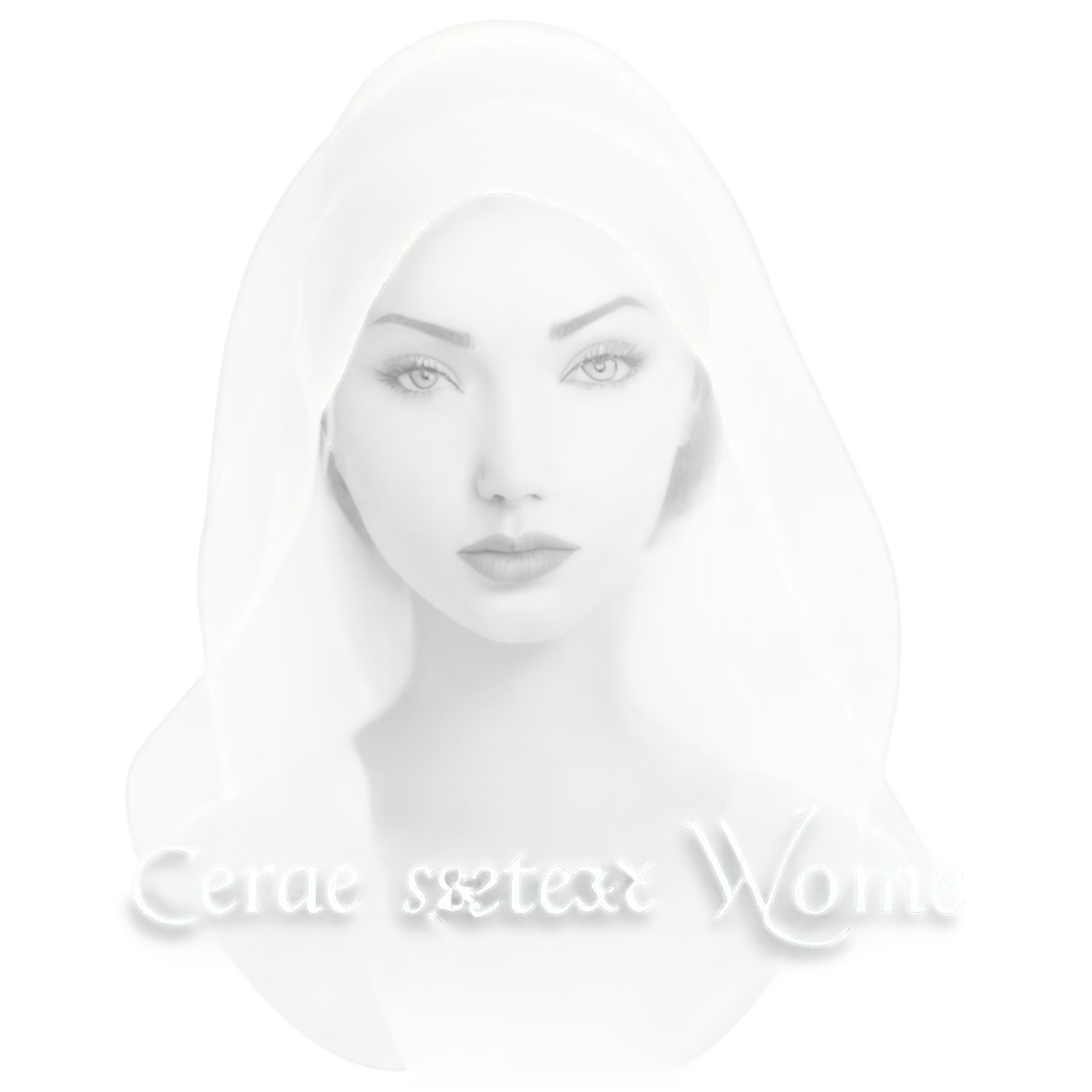 Animated-Woman-Logo-with-Veil-and-Beautiful-Face-HighQualityPNG-Logo-Usage-Scenarios-PNG-Format-for-Versatile-Use