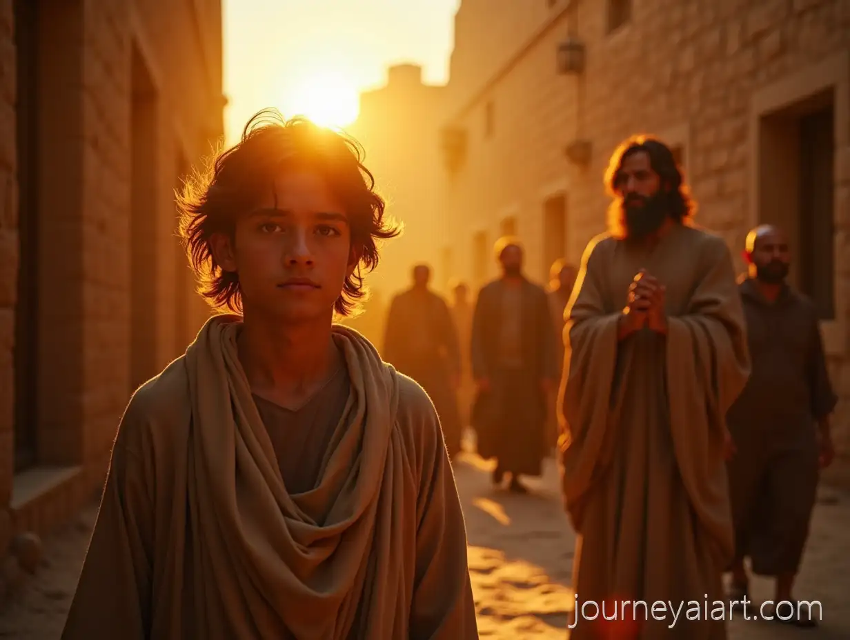 Young-Prophet-Isaiah-in-Ancient-Jerusalem-at-Sunrise