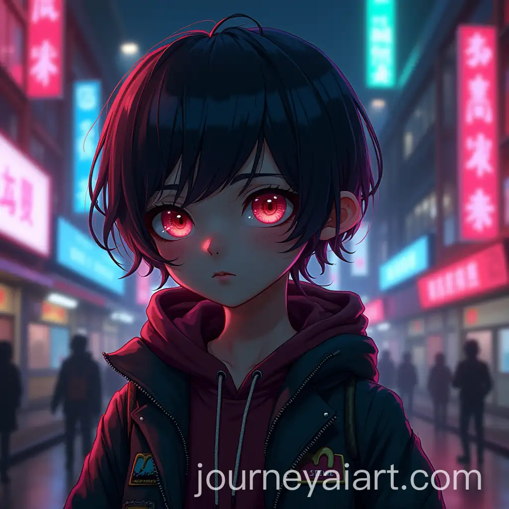 Boy-Cyberpunk-in-Futuristic-Cityscape