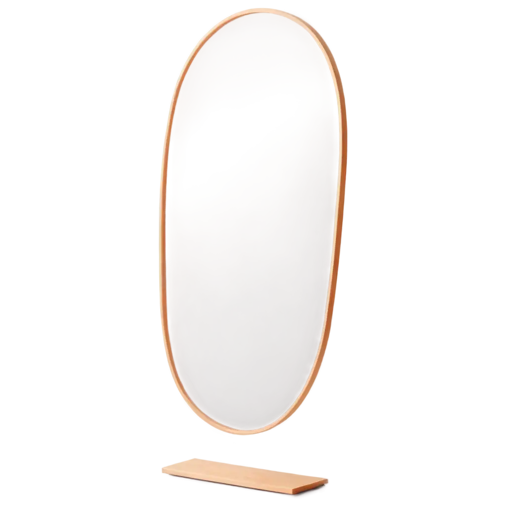 Abstract-Standing-Mirror-PNG-in-Different-Shapes-for-Creative-Design-and-Visual-Appeal