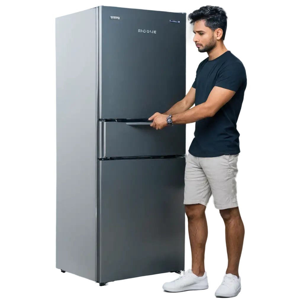 PNG-Image-of-an-Indian-Man-in-Black-TShirt-Repairing-Refrigerator