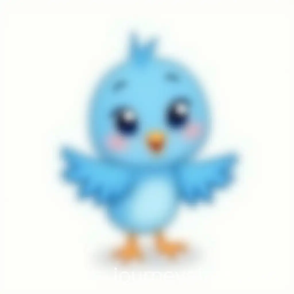 Cheerful-Blue-Bird-Illustration-Smiling-in-Disney-Style