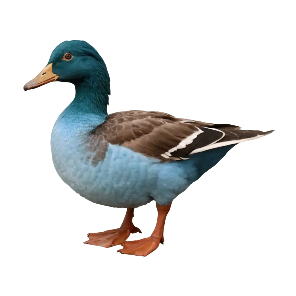 Blue-Duck-PNG-Image-Captivating-Artistry-and-Quality-Visuals