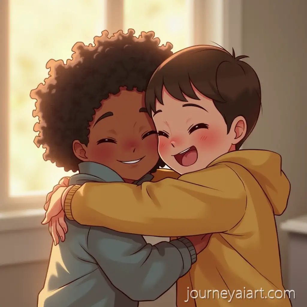 Two-Siblings-Embracing-in-a-Warm-Hug