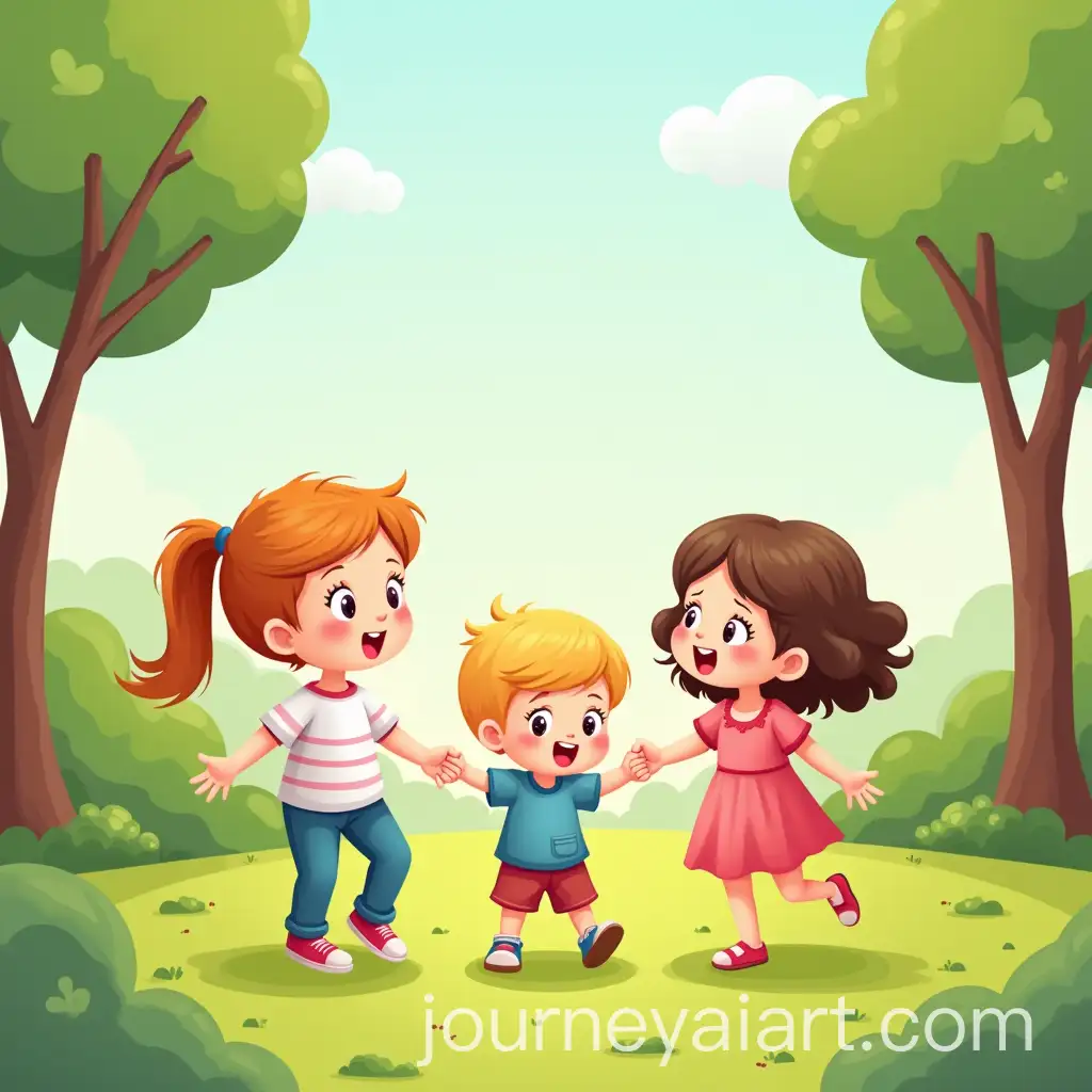 Children-Joyfully-Playing-in-a-Vibrant-Park