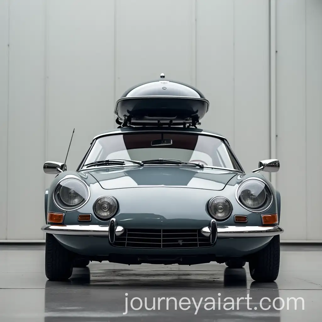 Grey-Alpine-A110-Car-with-Roof-Box-in-Alpine-Setting