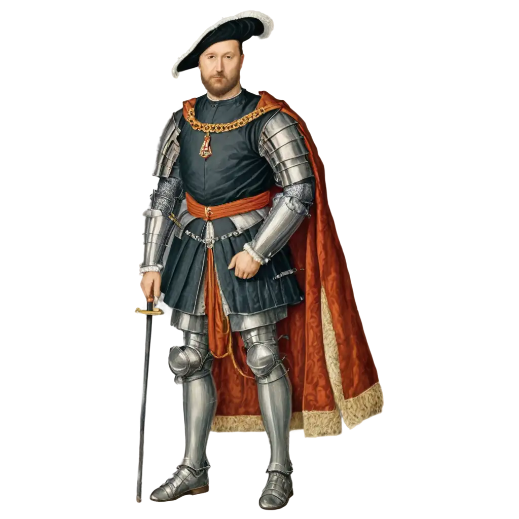 Stout-Man-in-King-Henry-VIII-Armor-PNG-A-Historical-Digital-Art-Asset