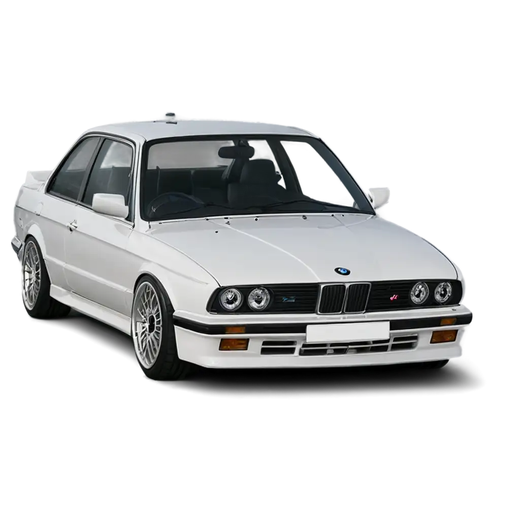 HighQuality-PNG-Image-of-White-BMW-E30-with-Full-Sport-Body-Kit