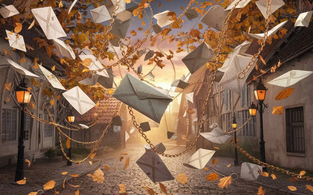 A-Spectacle-of-Mail-Letters-Falling-Like-Autumn-Leaves