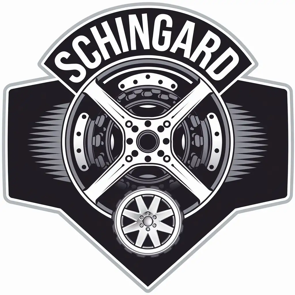 LOGO-Design-for-Schingard-Automotive-Spare-Parts-Symbol-in-Vector-Art