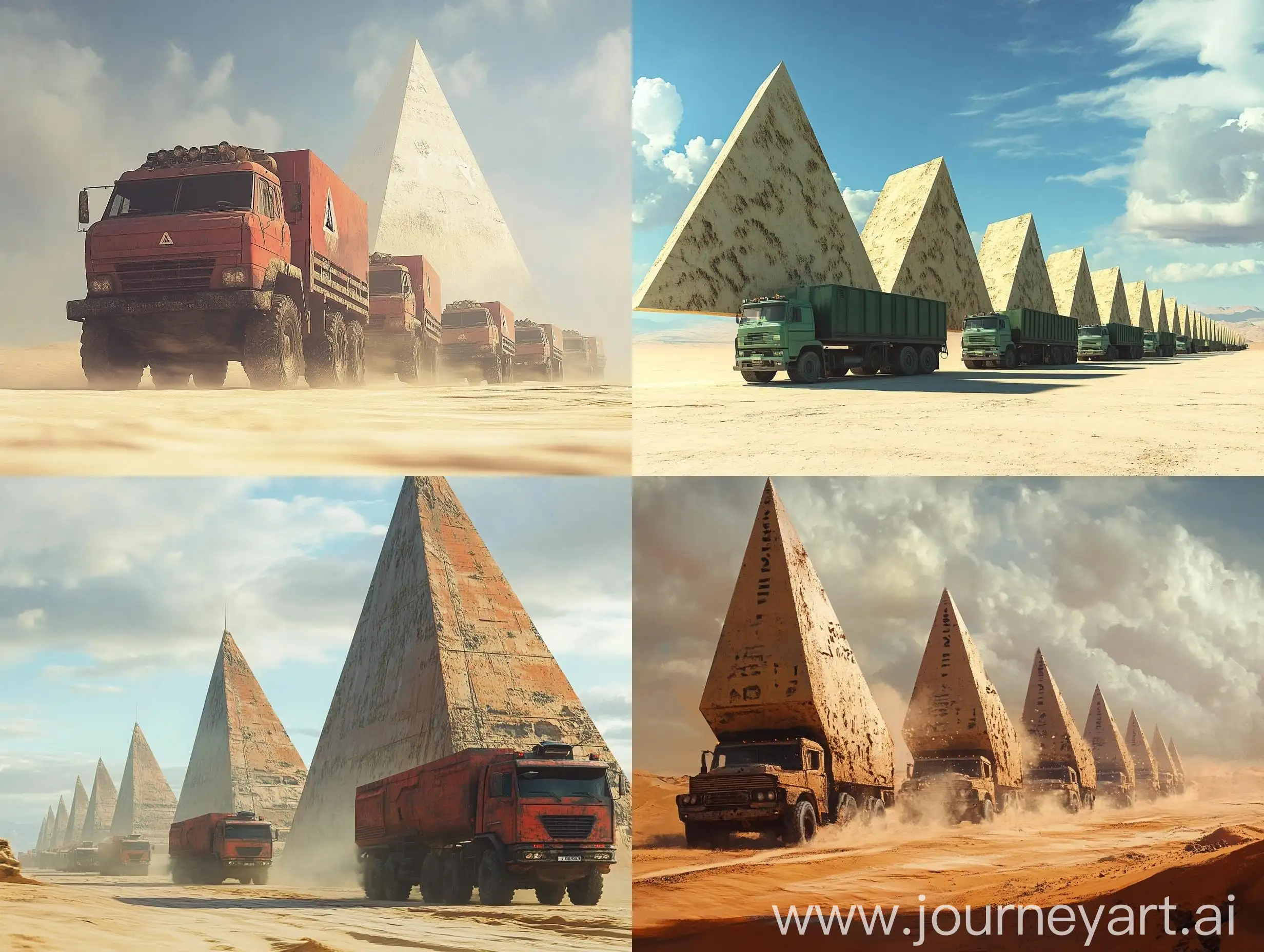 Convoy-of-MAZ-Trucks-Crossing-Desert-Landscape