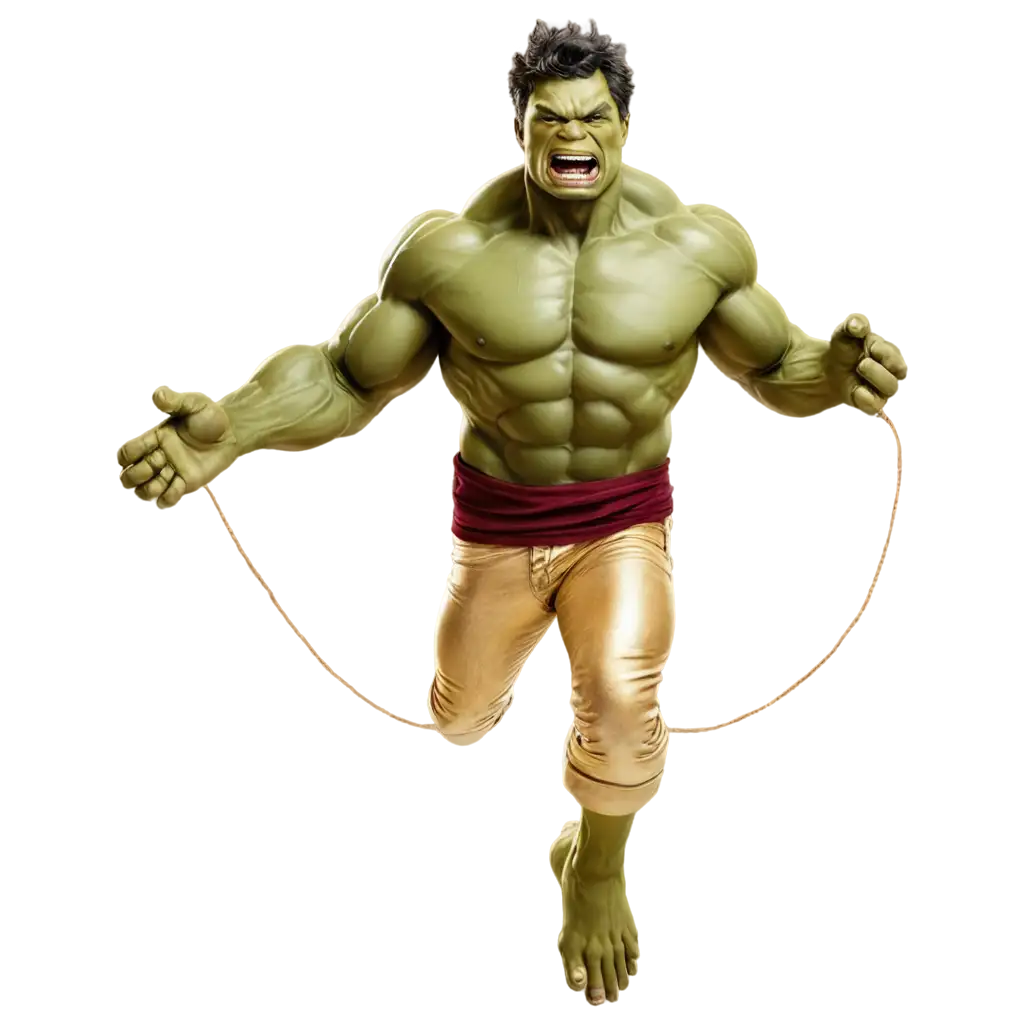 Dynamic-PNG-Image-of-Wonderful-Hulk-Jumping-in-Straddle-Rope-Perfect-for-Your-Projects