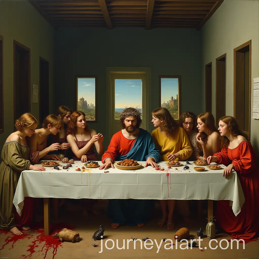 Surreal-Last-Supper-with-Diverse-Figures-and-Symbolic-Elements