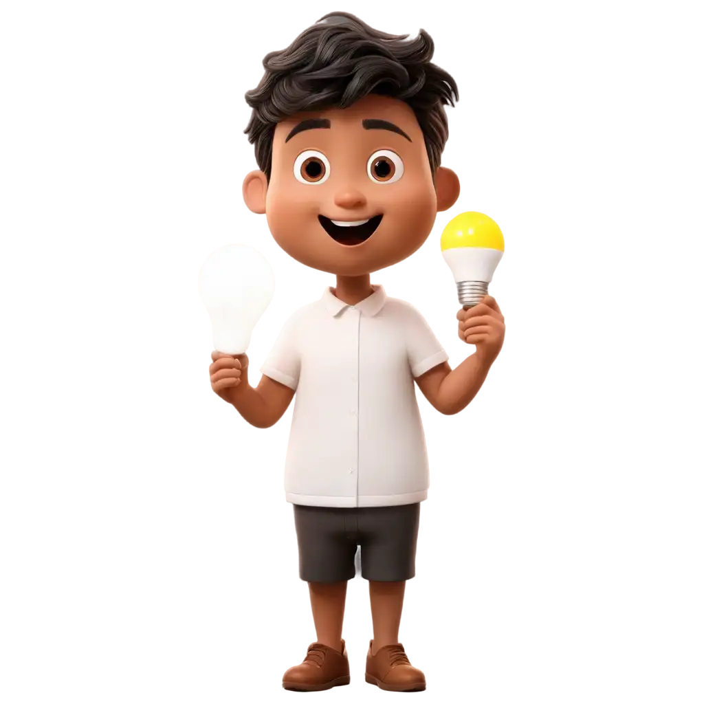 Cartoon-with-LED-Bulb-PNG-Image-for-Creative-and-Professional-Use